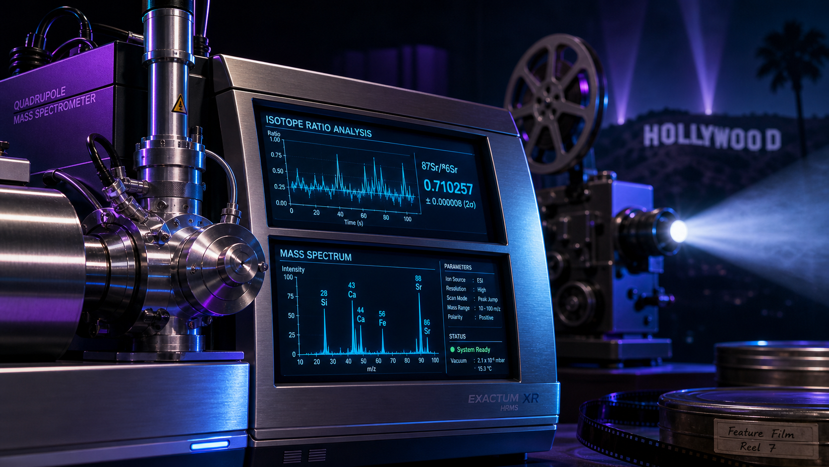 An editorial digital illustration representing Dr. Garry Nolan's scientific UAP research.