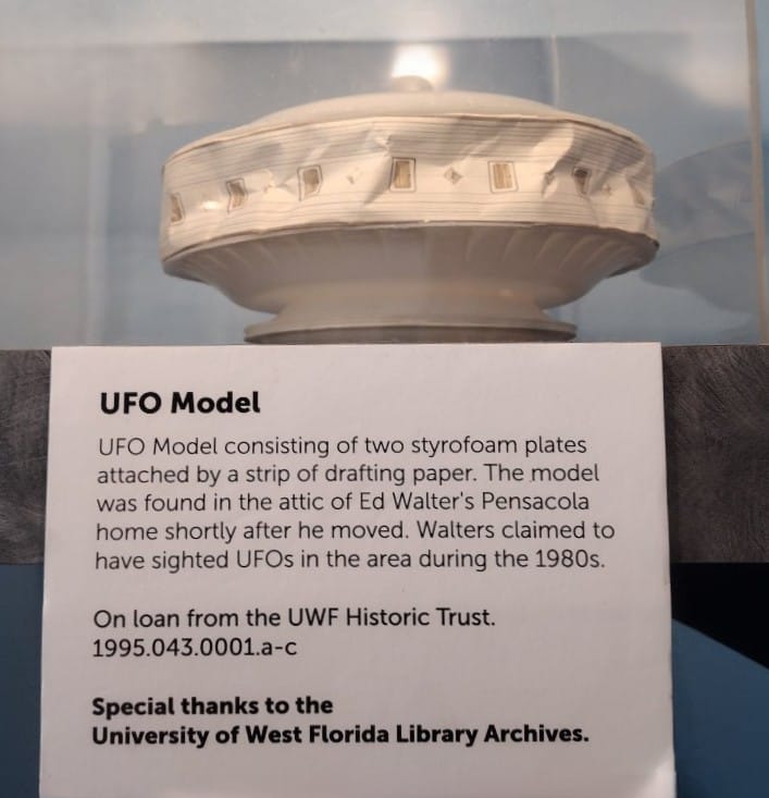 Gulf Breeze UFO model photographed in 2017.