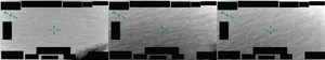 Contact sheet of original frames from DOW-UAP-PR115, showing a small intermittent contrast area in the 2019 Gulf of America infrared video.
